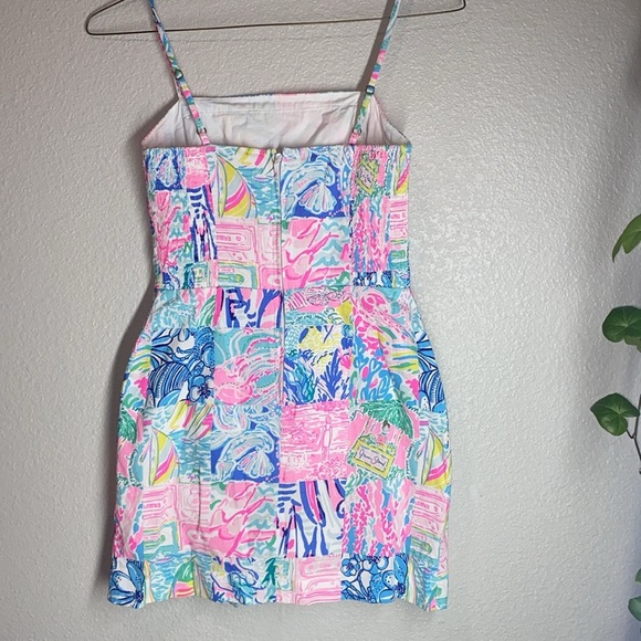 Lilly Pulitzer Jesse 00 Summer Remix Jesse Romper Skort Adjustable Straps Cotton - Picture 7 of 12